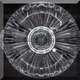 G36. Glass footed platter.  
